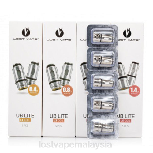 Lost Vape Disposable - Lost Vape UB gegelung ringan (5 pek) 0FNT5 l1 0.4ohm