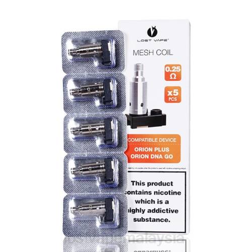 Lost Vape Near Me Malaysia - Lost Vape Orion ditambah gegelung gantian dna (5 pek) 0FNT36 0.25ohm
