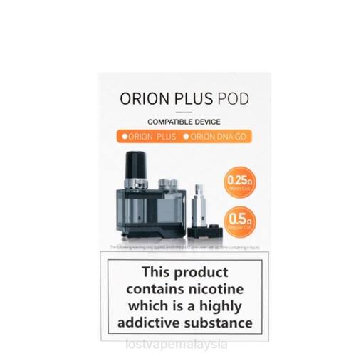 Lost Vape Pods Near Me - Lost Vape Orion tambah pek kartrij pod dna | termasuk 2 gegelung 0FNT407 biasa