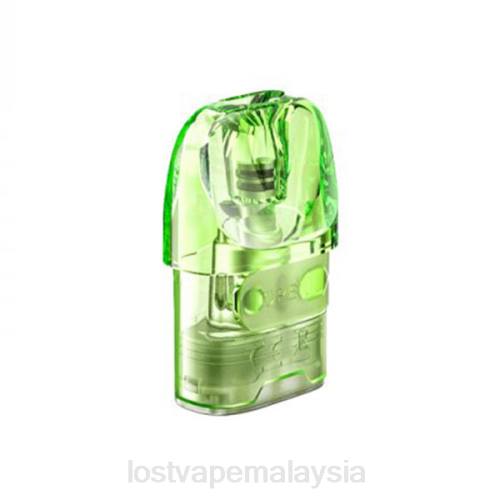 Lost Vape Wholesale - Lost Vape URSA pod pengganti 0FNT213 hijau (kartrij pod kosong 2.5ml)