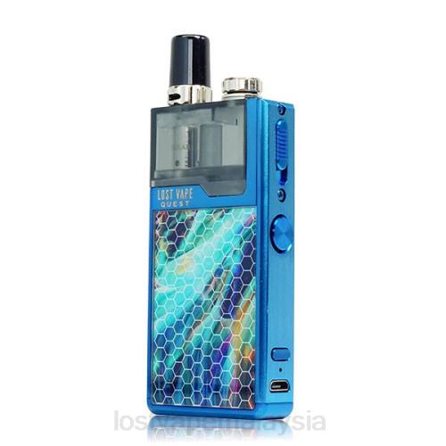 Lost Vape Flavors - Lost Vape Quest kit penuh peranti orion q pod 0FNT470 biru/aurora