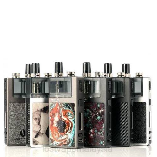 Lost Vape Review Malaysia - Lost Vape Orion kit q-ultra 40w 0FNT504 kulit perak/hitam