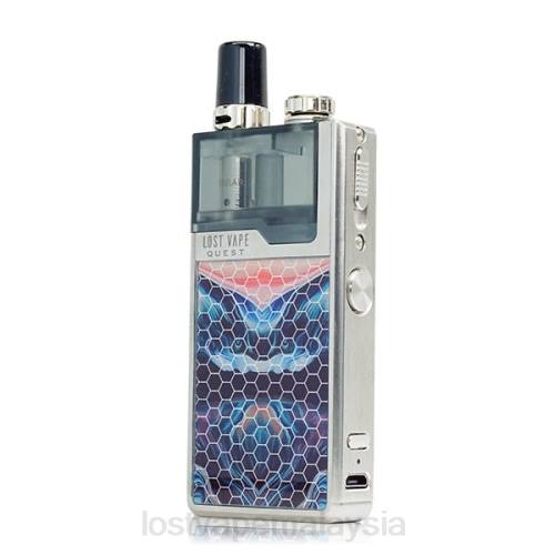 Lost Vape Wholesale - Lost Vape Quest kit penuh peranti orion q pod 0FNT473 perak/fantasi