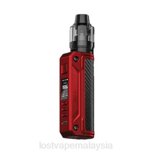 Lost Vape Kuala Lumpur - Lost Vape Thelema kit 100w solo 0FNT172 gentian merah matte/karbon
