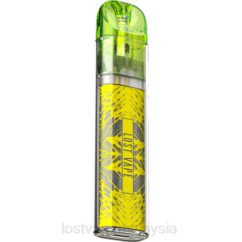 Lost Vape Disposable - Lost Vape URSA Nano kit pod seni 0FNT255 pasir kuning x seni haleido