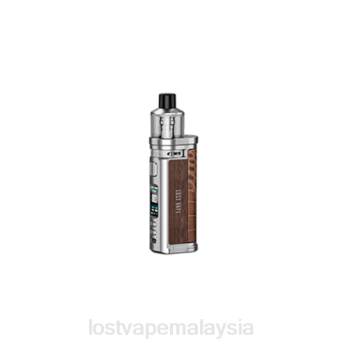 Lost Vape Review Malaysia - Lost Vape Centaurus mod pod q80 0FNT324 ss kayu walnut