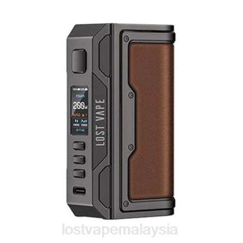 Lost Vape Kuala Lumpur - Lost Vape Thelema usaha mod 200w 0FNT182 gunmetal/kulit