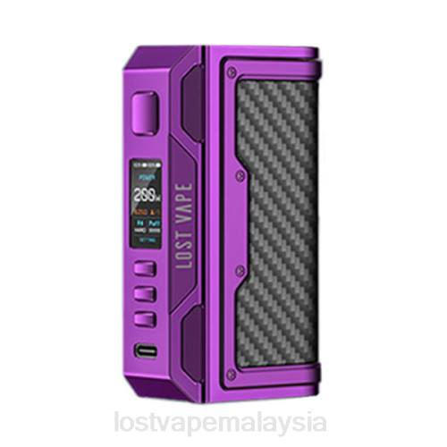 Lost Vape Near Me Malaysia - Lost Vape Thelema usaha mod 200w 0FNT186 serat ungu/karbon