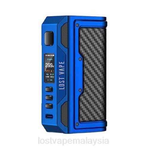 Lost Vape Pods Near Me - Lost Vape Thelema usaha mod 200w 0FNT177 biru matte/gentian karbon