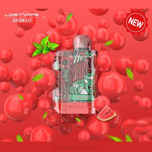 Lost Vape Flavors - Lost Vape Orion bar pakai buang | 7500 sedutan | 18ml | 50mg 0FNT90 pudina tembikai