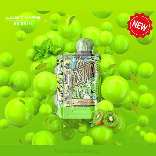 Lost Vape Price Malaysia - Lost Vape Orion bar pakai buang | 7500 sedutan | 18ml | 50mg 0FNT89 pudina kiwi emas