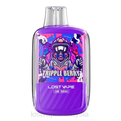 Lost Vape Customer Service - Lost Vape Orion ob5500 5500 sedutan 14ml 50mg pakai buang 0FNT108 tiga buah beri