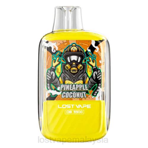 Lost Vape Review Malaysia - Lost Vape Orion ob5500 5500 sedutan 14ml 50mg pakai buang 0FNT104 kelapa nenas